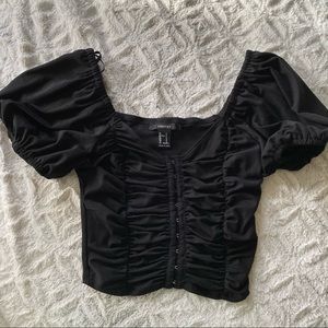Forever 21 Black Crop top